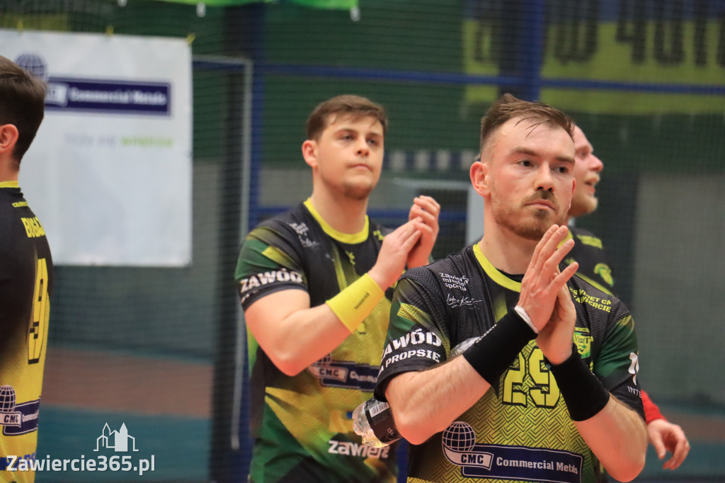Przegrywamy: KS Viret CMC Zawiercie - NLO SMS ZPRP Kielce II 33-34