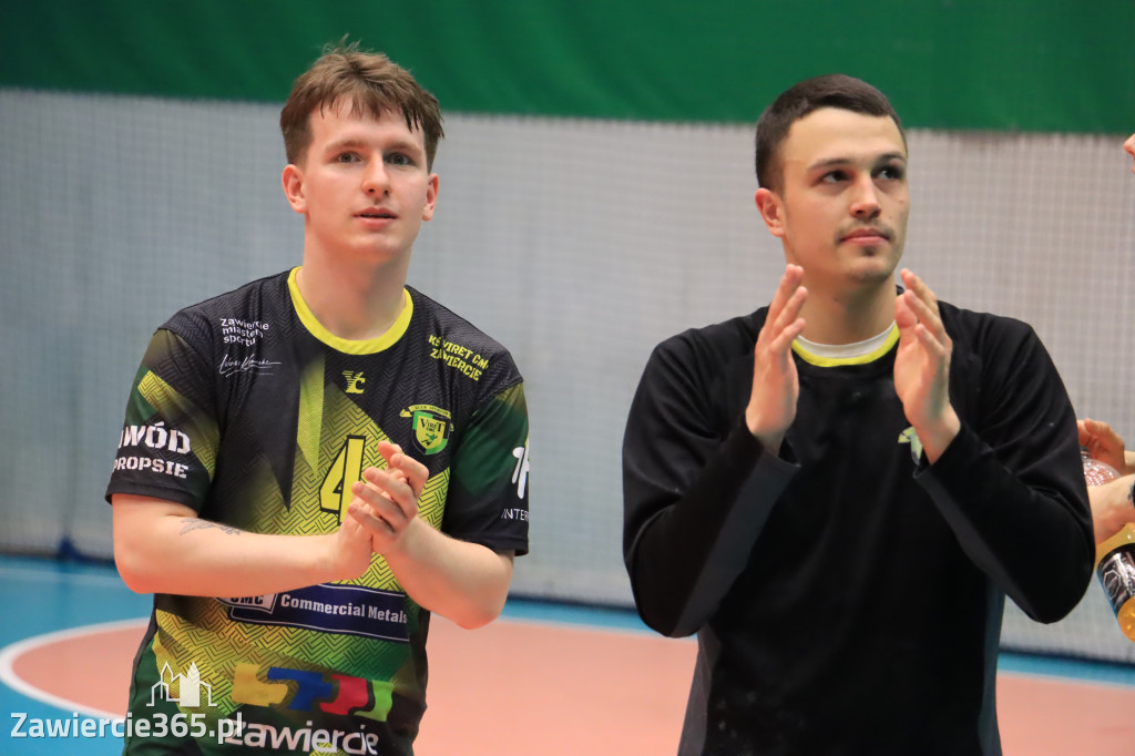 Przegrywamy: KS Viret CMC Zawiercie - NLO SMS ZPRP Kielce II 33-34