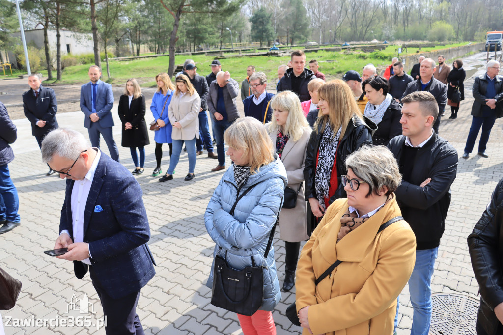 Fotorelacja z Otwarcia Oczyszczalni Ścieków oraz Gmninnego Schroniska w Porębie.