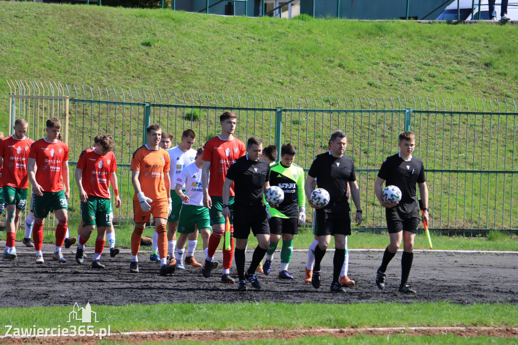 Mecz między Wartą Zawiercie a Zagłębiem II Sosnowiec, zakończył się 0:3
