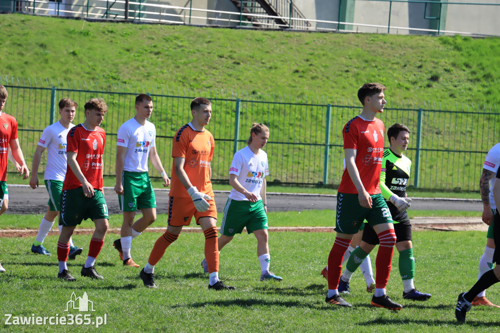 Mecz między Wartą Zawiercie a Zagłębiem II Sosnowiec, zakończył się 0:3