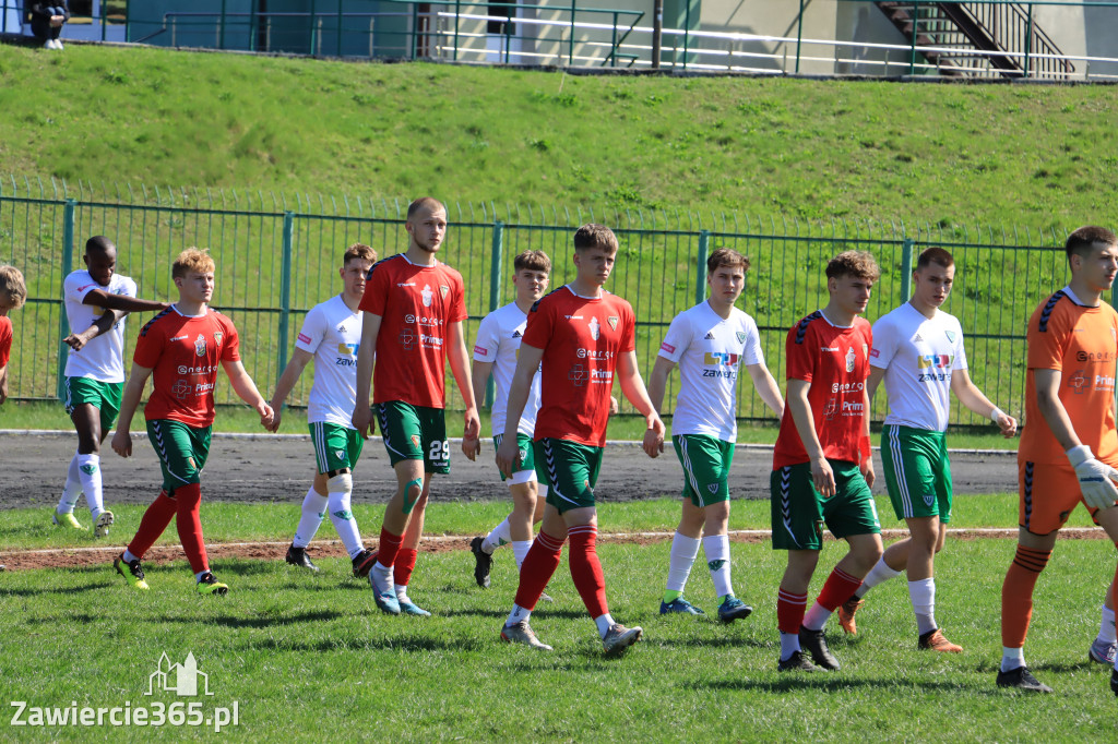 Mecz między Wartą Zawiercie a Zagłębiem II Sosnowiec, zakończył się 0:3