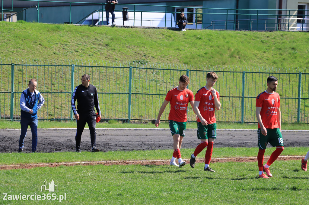 Mecz między Wartą Zawiercie a Zagłębiem II Sosnowiec, zakończył się 0:3