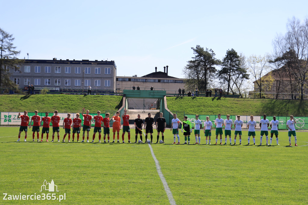 Mecz między Wartą Zawiercie a Zagłębiem II Sosnowiec, zakończył się 0:3
