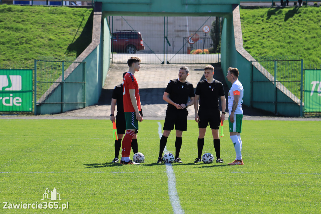 Mecz między Wartą Zawiercie a Zagłębiem II Sosnowiec, zakończył się 0:3