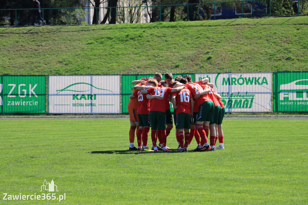 Mecz między Wartą Zawiercie a Zagłębiem II Sosnowiec, zakończył się 0:3