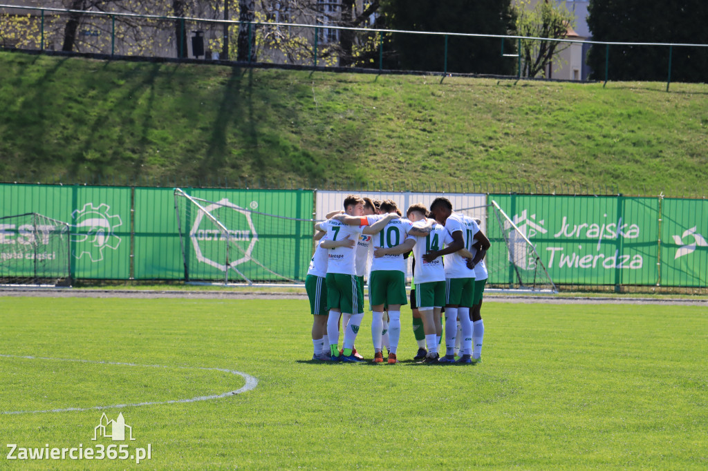 Mecz między Wartą Zawiercie a Zagłębiem II Sosnowiec, zakończył się 0:3