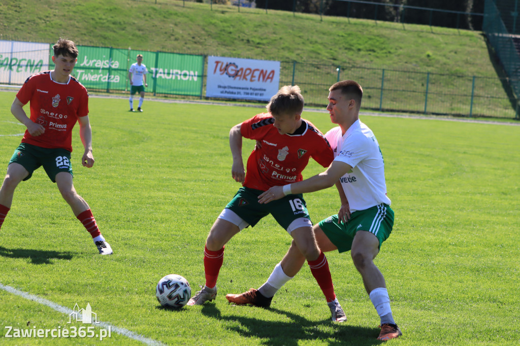 Mecz między Wartą Zawiercie a Zagłębiem II Sosnowiec, zakończył się 0:3