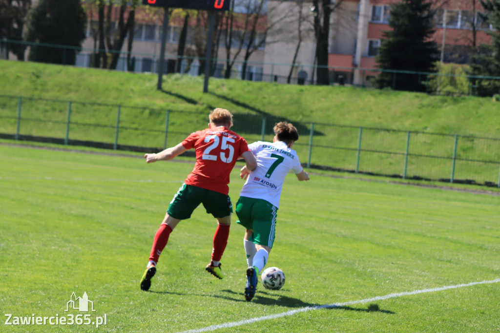 Mecz między Wartą Zawiercie a Zagłębiem II Sosnowiec, zakończył się 0:3