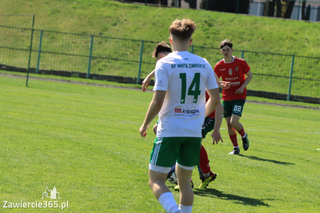 Mecz między Wartą Zawiercie a Zagłębiem II Sosnowiec, zakończył się 0:3