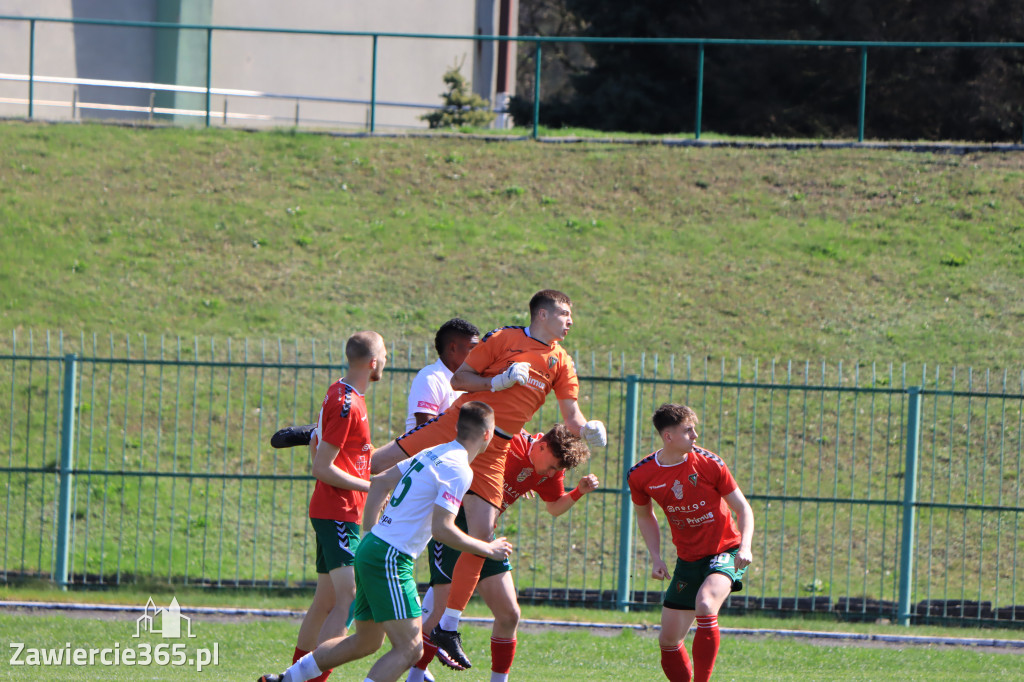 Mecz między Wartą Zawiercie a Zagłębiem II Sosnowiec, zakończył się 0:3