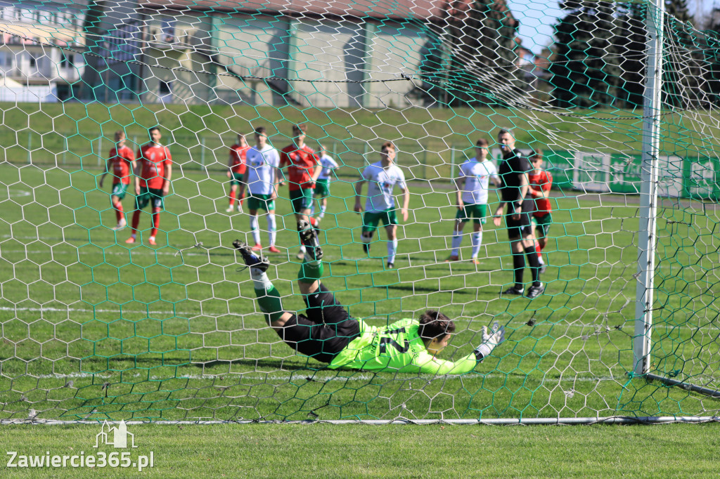 Mecz między Wartą Zawiercie a Zagłębiem II Sosnowiec, zakończył się 0:3