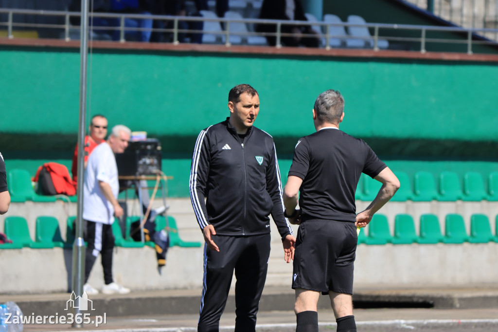 Mecz między Wartą Zawiercie a Zagłębiem II Sosnowiec, zakończył się 0:3