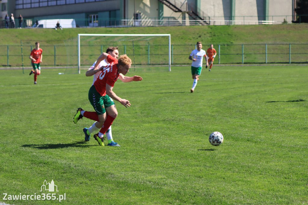 Mecz między Wartą Zawiercie a Zagłębiem II Sosnowiec, zakończył się 0:3