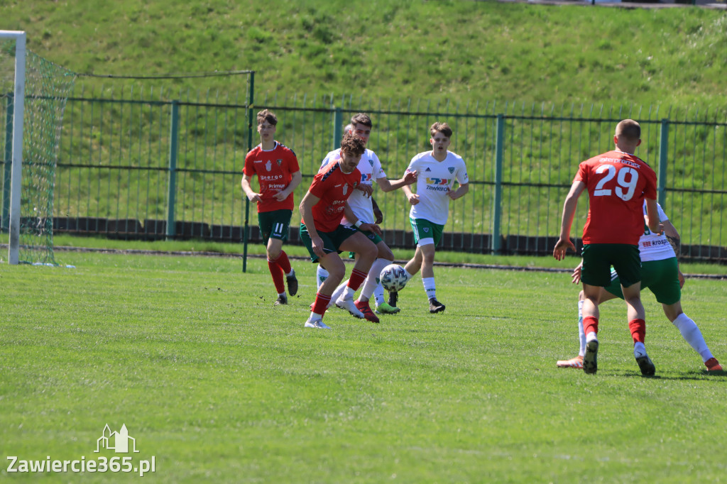 Mecz między Wartą Zawiercie a Zagłębiem II Sosnowiec, zakończył się 0:3