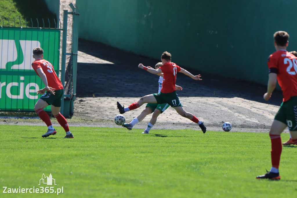 Mecz między Wartą Zawiercie a Zagłębiem II Sosnowiec, zakończył się 0:3