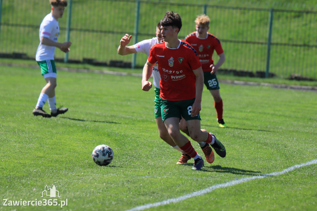 Mecz między Wartą Zawiercie a Zagłębiem II Sosnowiec, zakończył się 0:3