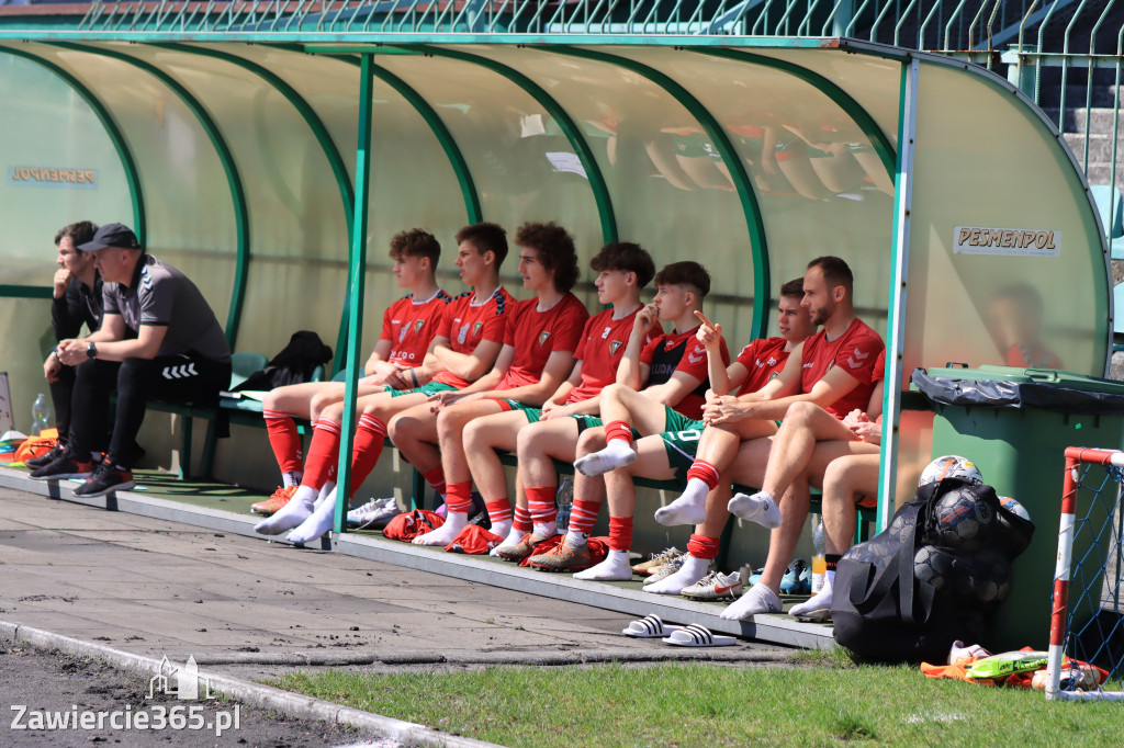 Mecz między Wartą Zawiercie a Zagłębiem II Sosnowiec, zakończył się 0:3