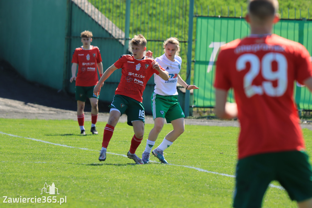 Mecz między Wartą Zawiercie a Zagłębiem II Sosnowiec, zakończył się 0:3