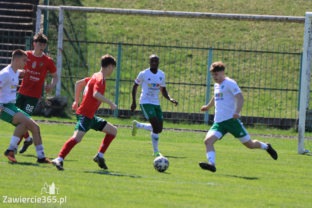 Mecz między Wartą Zawiercie a Zagłębiem II Sosnowiec, zakończył się 0:3