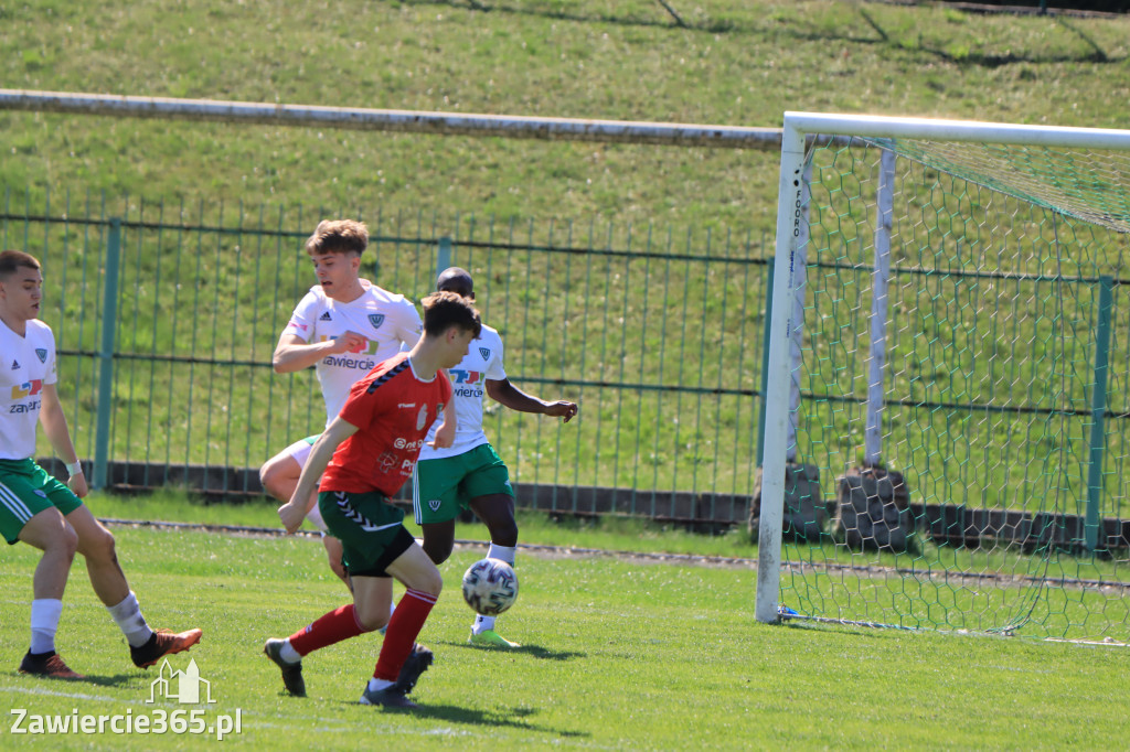 Mecz między Wartą Zawiercie a Zagłębiem II Sosnowiec, zakończył się 0:3
