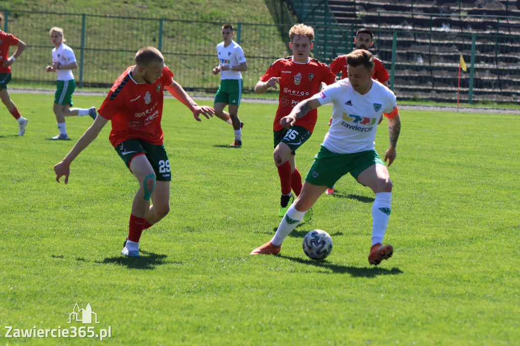 Mecz między Wartą Zawiercie a Zagłębiem II Sosnowiec, zakończył się 0:3