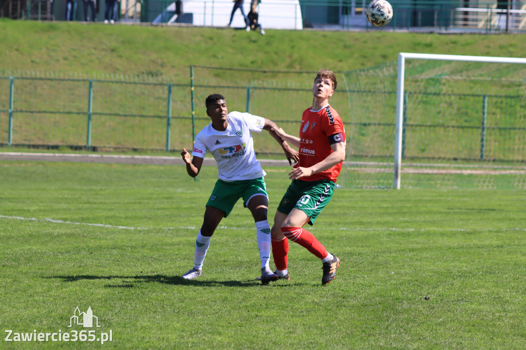 Mecz między Wartą Zawiercie a Zagłębiem II Sosnowiec, zakończył się 0:3