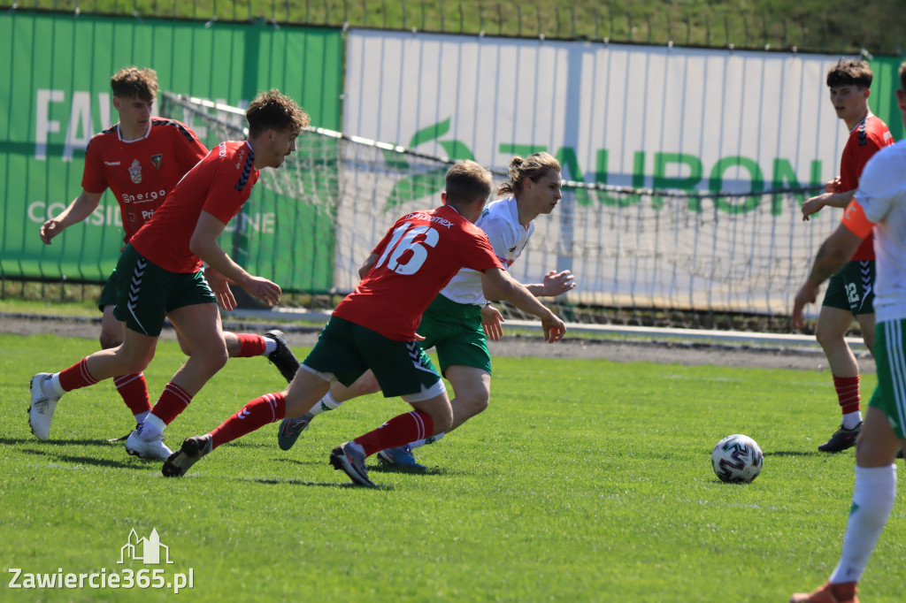 Mecz między Wartą Zawiercie a Zagłębiem II Sosnowiec, zakończył się 0:3
