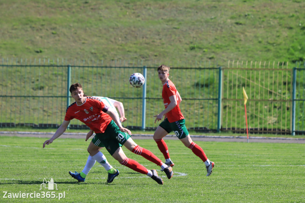Mecz między Wartą Zawiercie a Zagłębiem II Sosnowiec, zakończył się 0:3