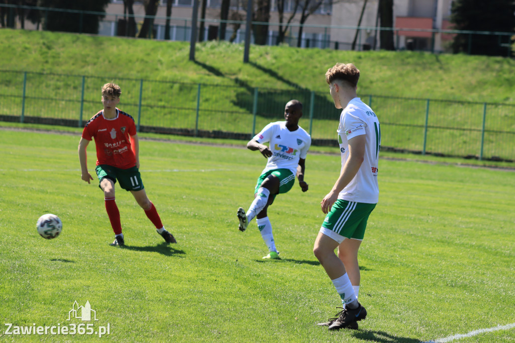 Mecz między Wartą Zawiercie a Zagłębiem II Sosnowiec, zakończył się 0:3