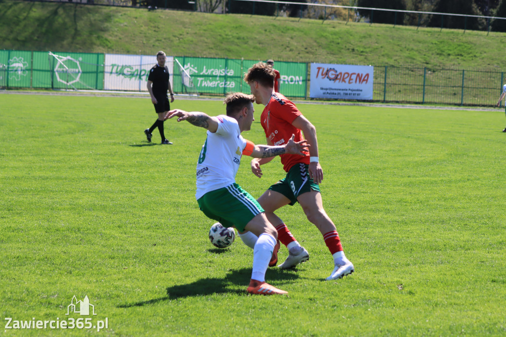 Mecz między Wartą Zawiercie a Zagłębiem II Sosnowiec, zakończył się 0:3