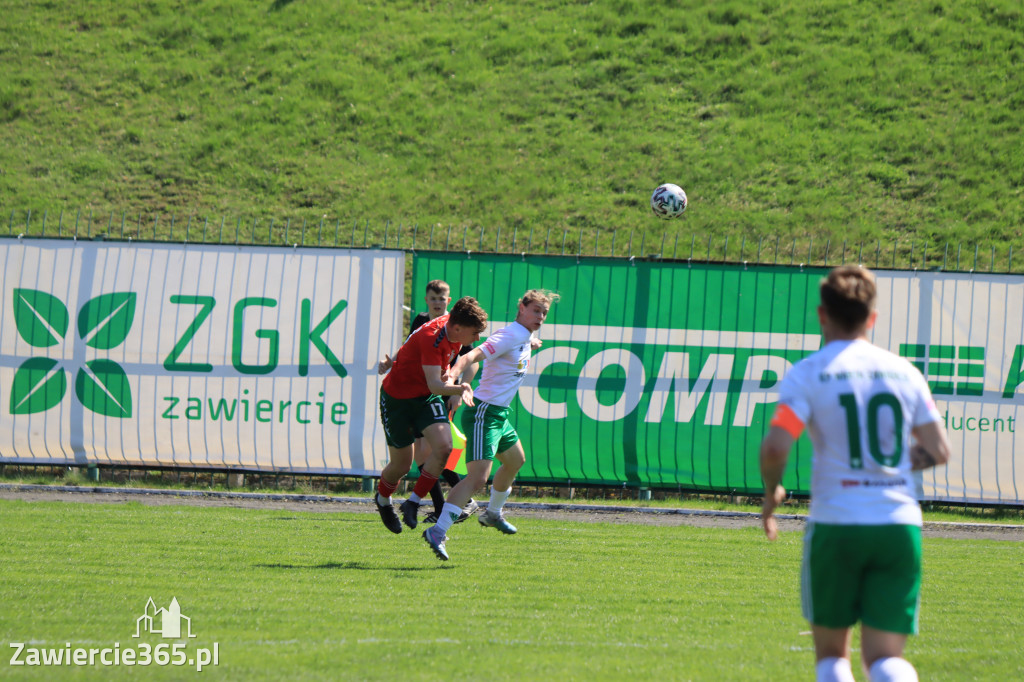 Mecz między Wartą Zawiercie a Zagłębiem II Sosnowiec, zakończył się 0:3