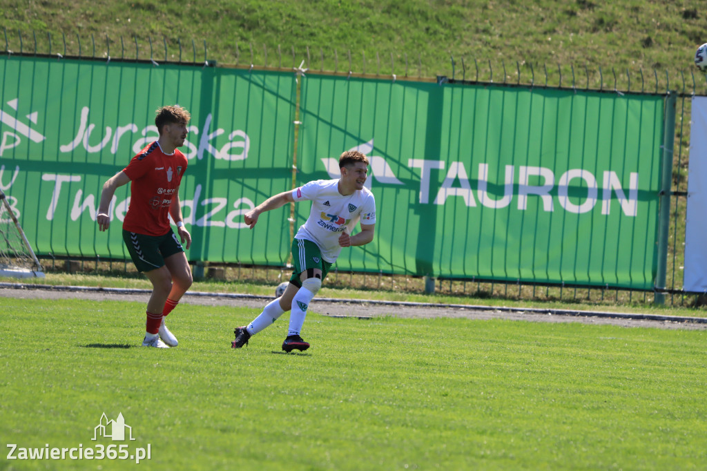 Mecz między Wartą Zawiercie a Zagłębiem II Sosnowiec, zakończył się 0:3