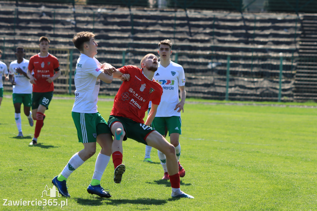 Mecz między Wartą Zawiercie a Zagłębiem II Sosnowiec, zakończył się 0:3