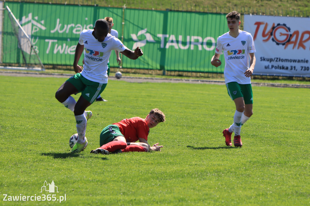 Mecz między Wartą Zawiercie a Zagłębiem II Sosnowiec, zakończył się 0:3