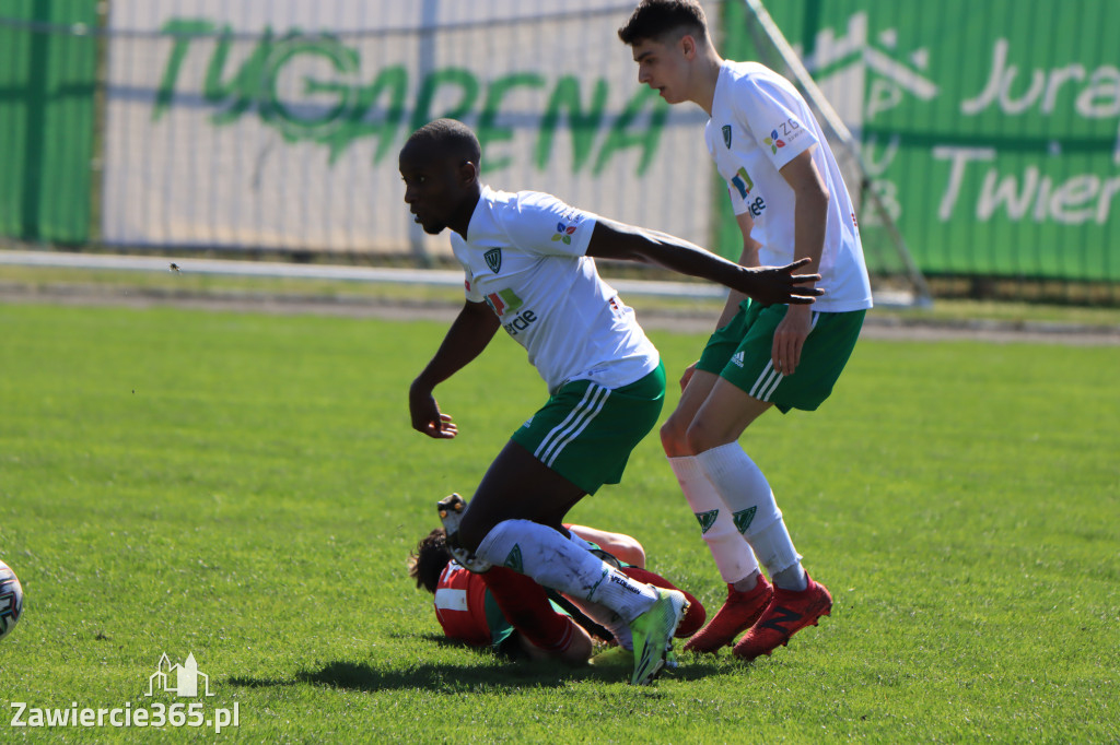 Mecz między Wartą Zawiercie a Zagłębiem II Sosnowiec, zakończył się 0:3