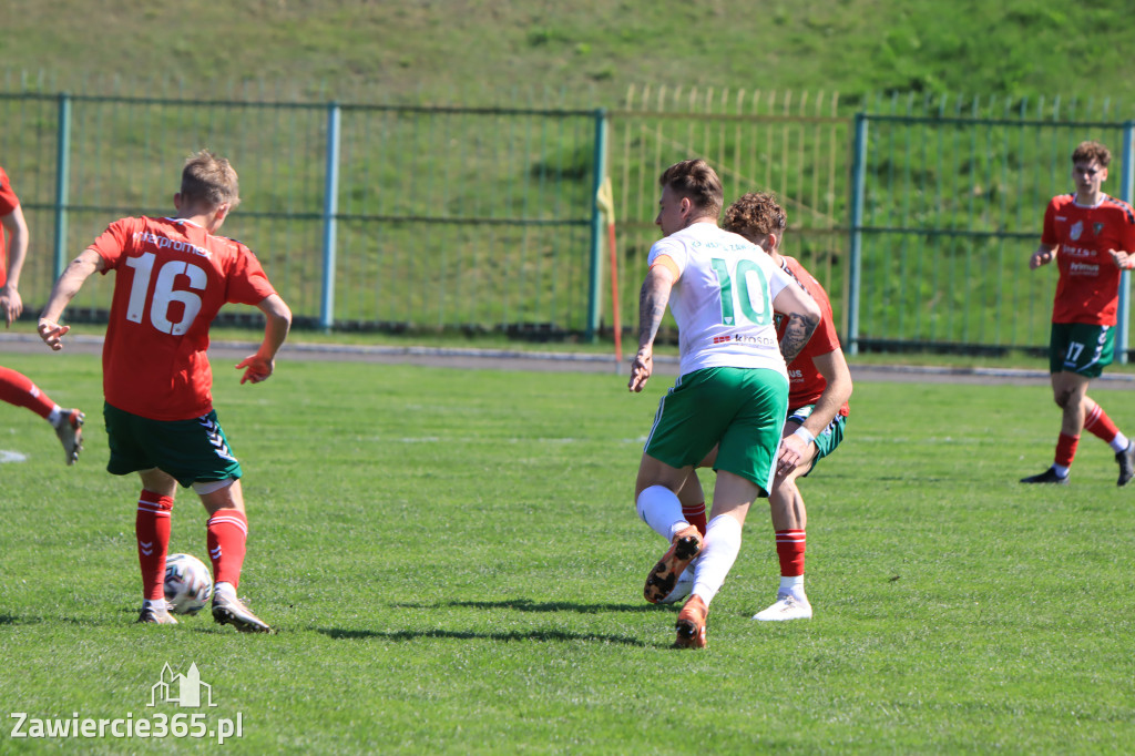 Mecz między Wartą Zawiercie a Zagłębiem II Sosnowiec, zakończył się 0:3