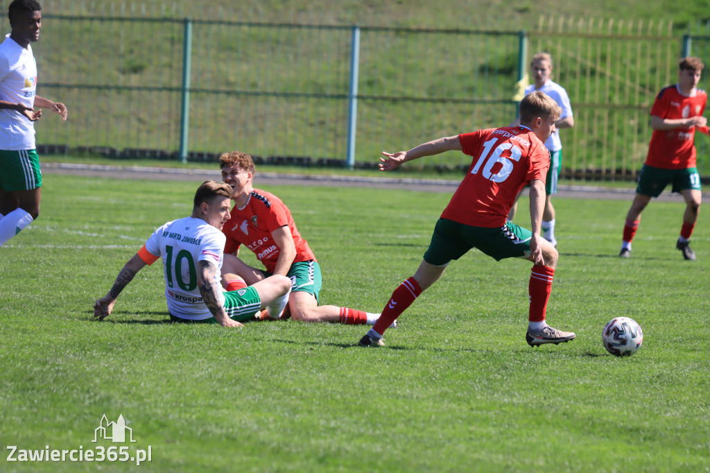 Mecz między Wartą Zawiercie a Zagłębiem II Sosnowiec, zakończył się 0:3