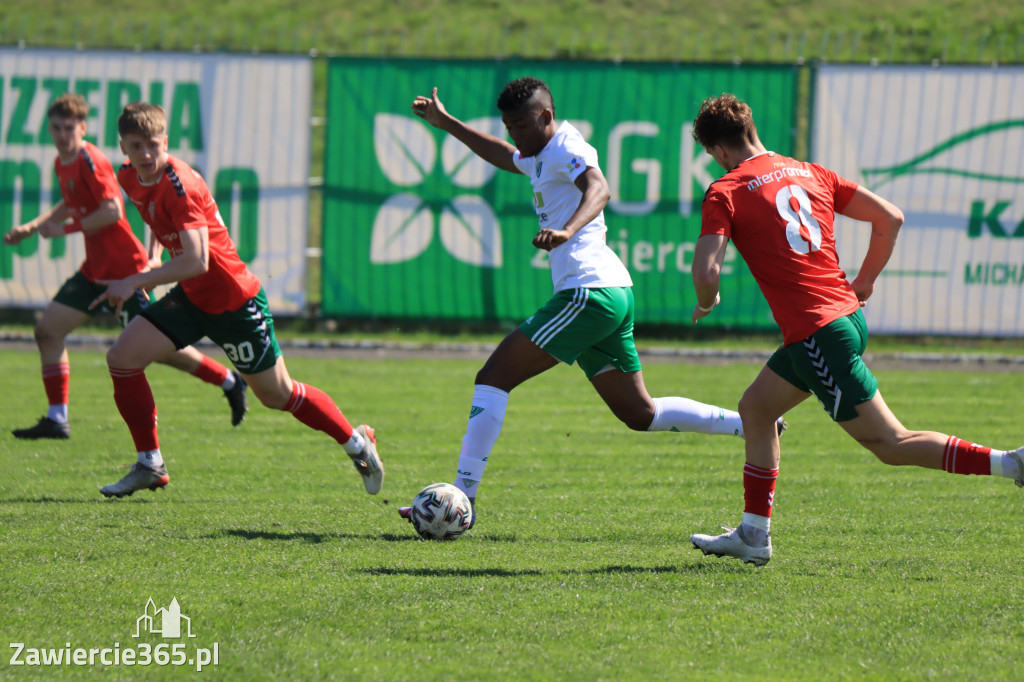 Mecz między Wartą Zawiercie a Zagłębiem II Sosnowiec, zakończył się 0:3