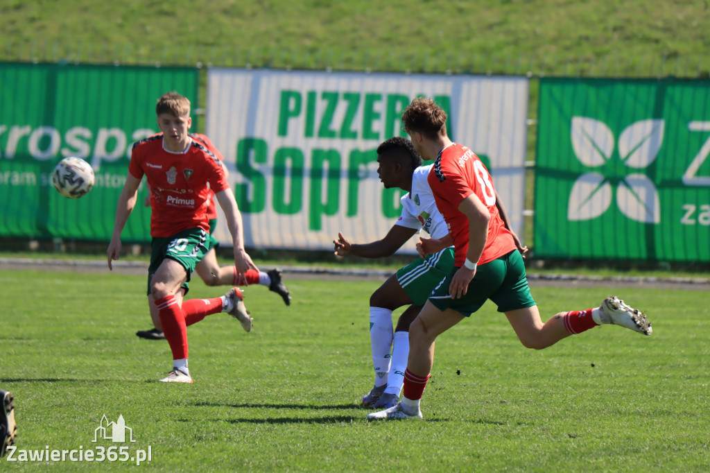 Mecz między Wartą Zawiercie a Zagłębiem II Sosnowiec, zakończył się 0:3
