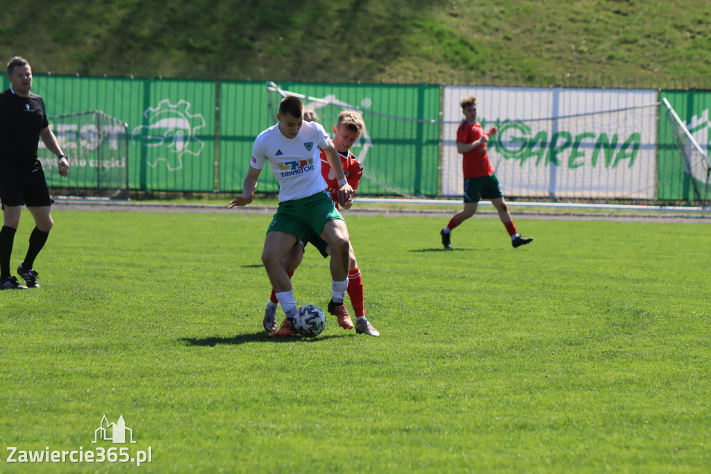 Mecz między Wartą Zawiercie a Zagłębiem II Sosnowiec, zakończył się 0:3
