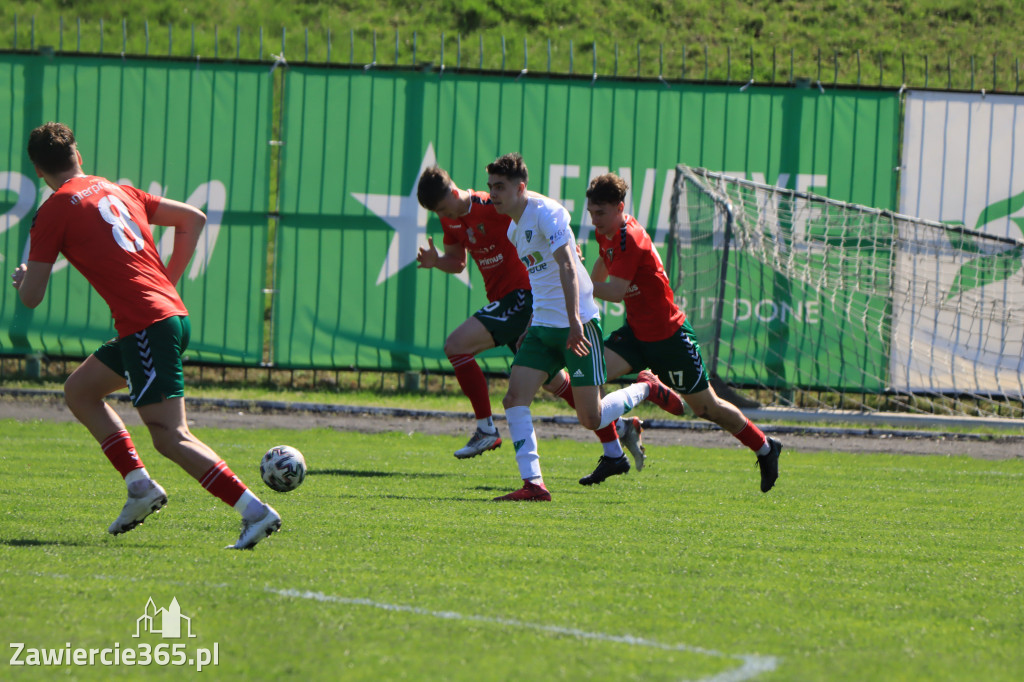 Mecz między Wartą Zawiercie a Zagłębiem II Sosnowiec, zakończył się 0:3