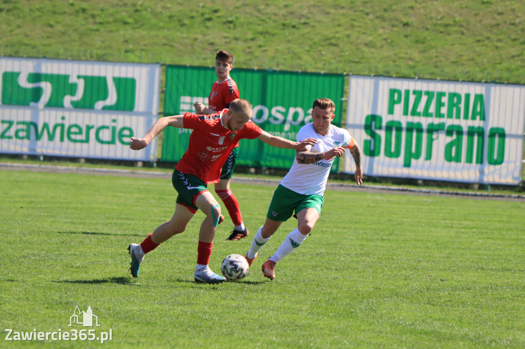 Mecz między Wartą Zawiercie a Zagłębiem II Sosnowiec, zakończył się 0:3