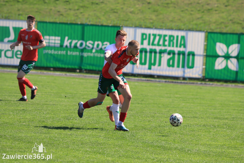 Mecz między Wartą Zawiercie a Zagłębiem II Sosnowiec, zakończył się 0:3