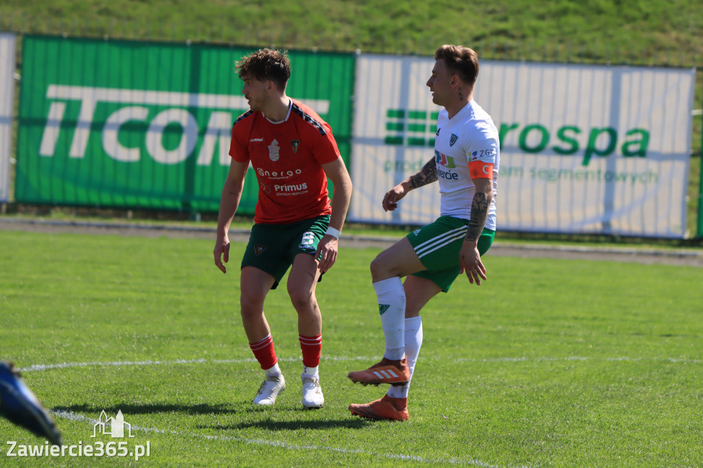 Mecz między Wartą Zawiercie a Zagłębiem II Sosnowiec, zakończył się 0:3