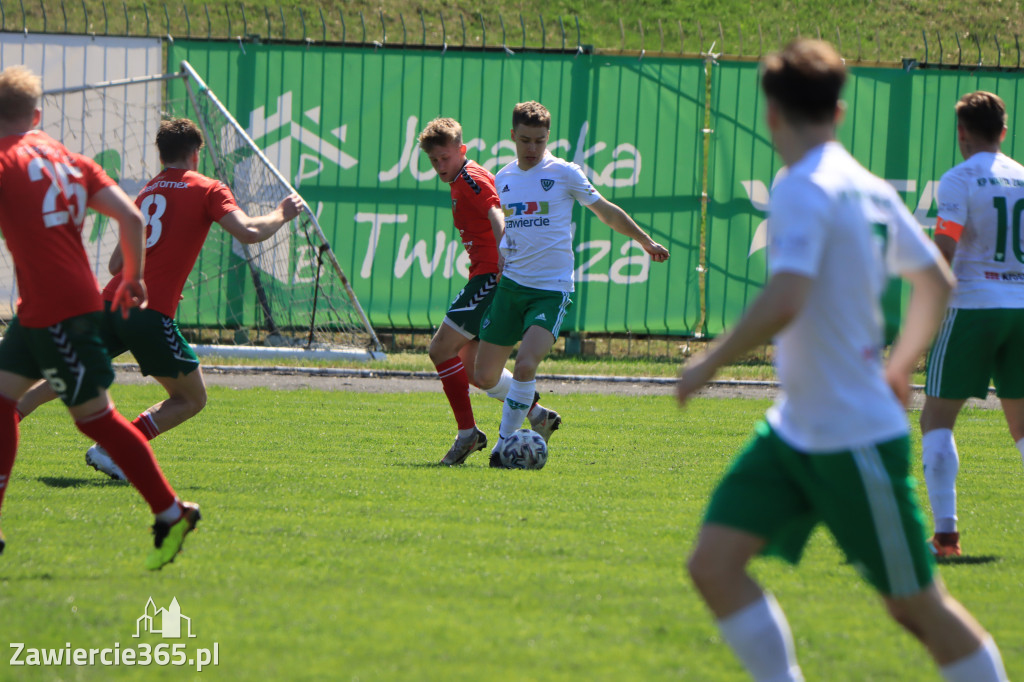 Mecz między Wartą Zawiercie a Zagłębiem II Sosnowiec, zakończył się 0:3