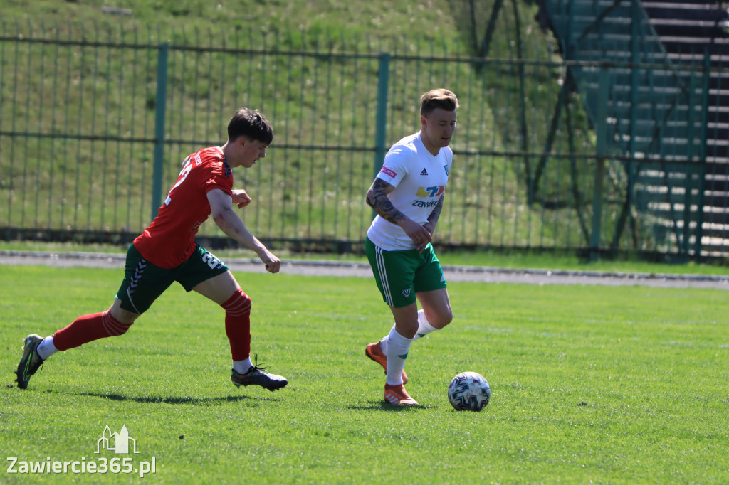 Mecz między Wartą Zawiercie a Zagłębiem II Sosnowiec, zakończył się 0:3