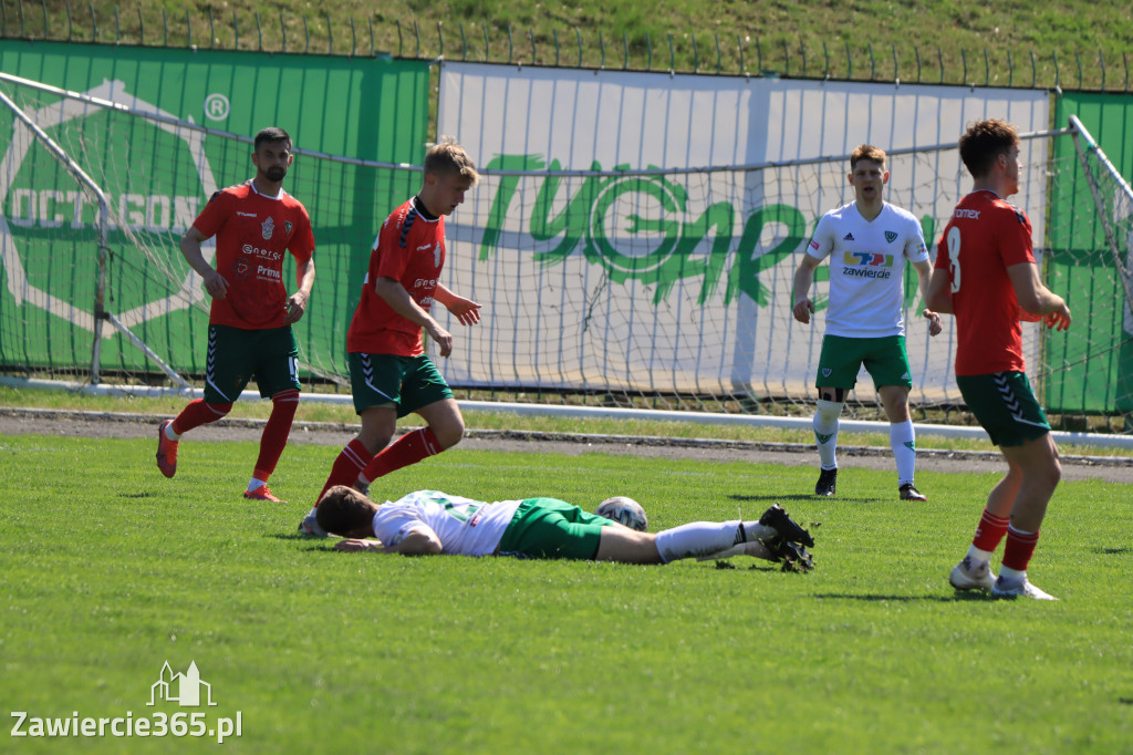 Mecz między Wartą Zawiercie a Zagłębiem II Sosnowiec, zakończył się 0:3
