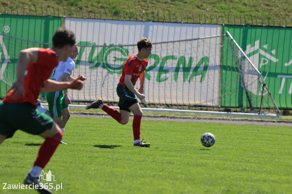 Mecz między Wartą Zawiercie a Zagłębiem II Sosnowiec, zakończył się 0:3