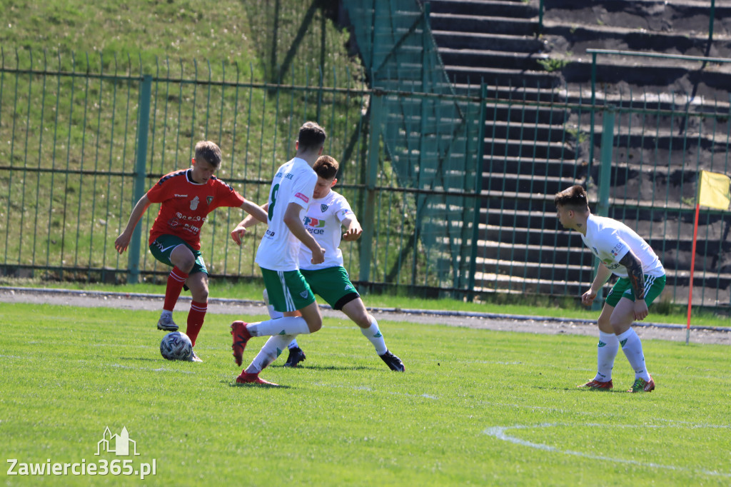 Mecz między Wartą Zawiercie a Zagłębiem II Sosnowiec, zakończył się 0:3